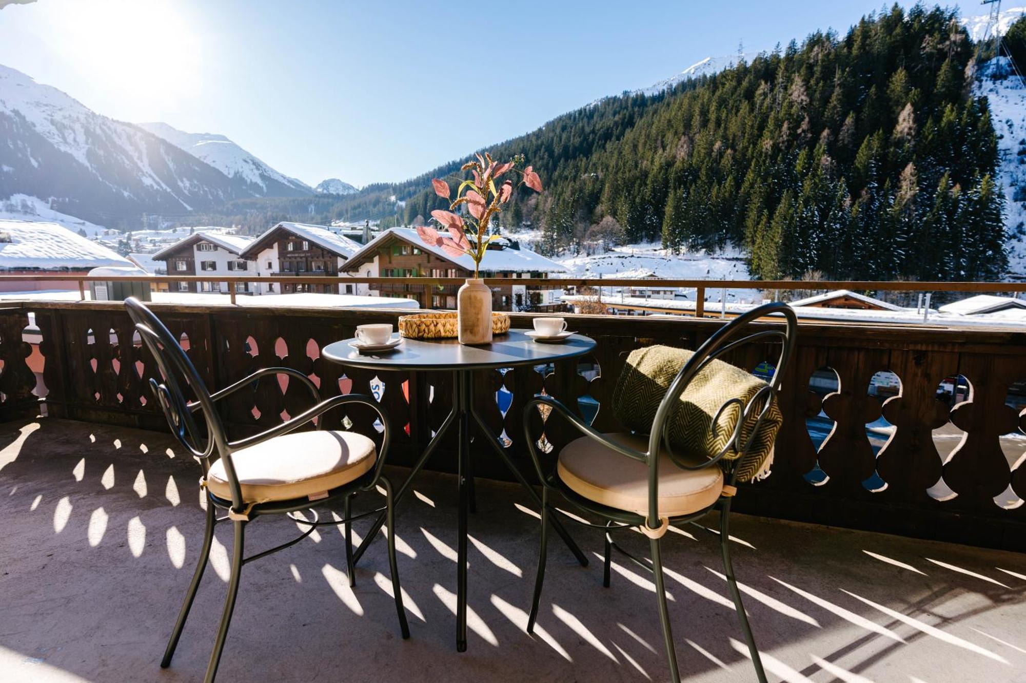 Seven Alpina Boutique Hotel Klosters Exterior foto
